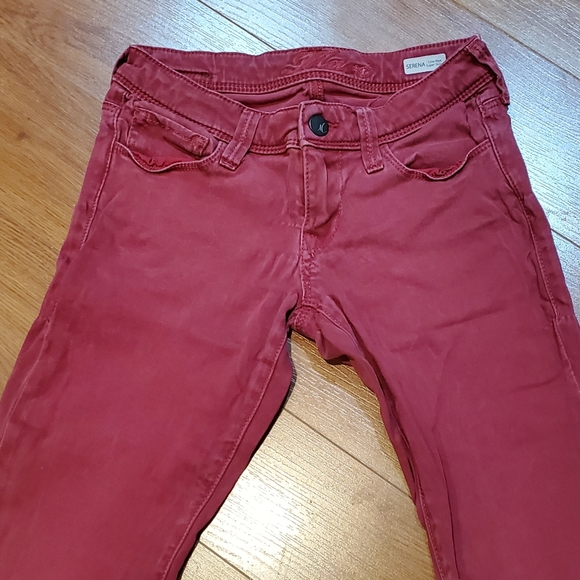 Mavi Serena Red Skinny Jeans - Picture 3 of 7